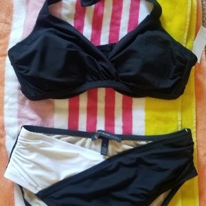 White House Black Market 2 Tone Bikini